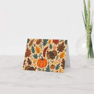 Carte Thanksgiving