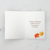 Carte Thanksgiving (Intérieur)