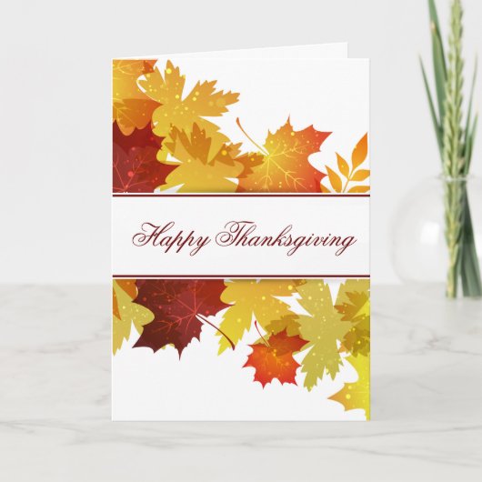 Carte Thanksgiving (Devant)