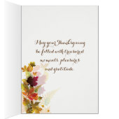 Carte Thanksgiving (Intérieur (Droit))