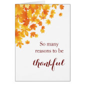 Carte Thanksgiving (Devant)