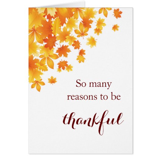 Carte Thanksgiving (Devant)