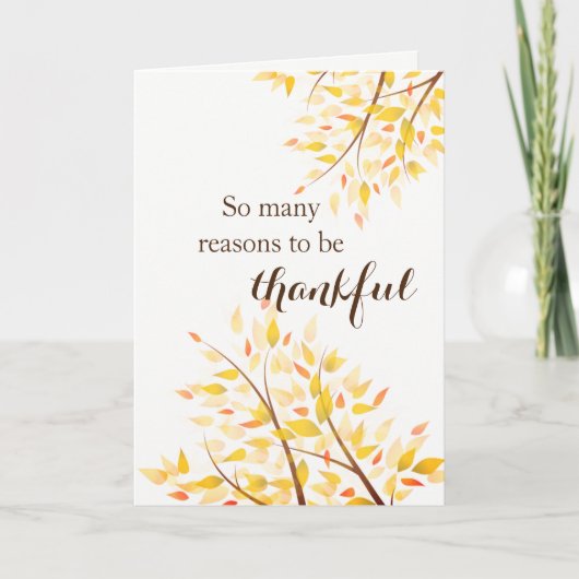 Carte Thanksgiving (Devant)