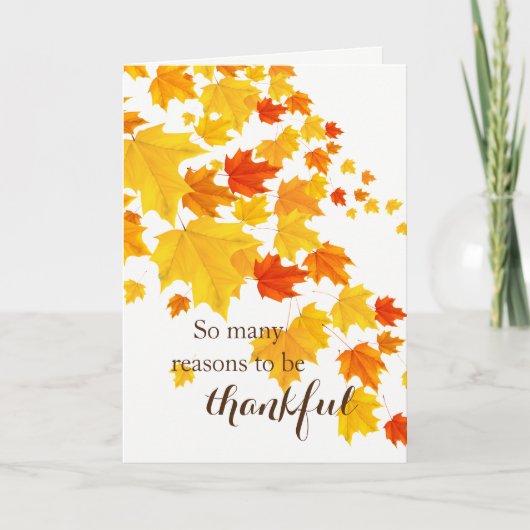 Carte Thanksgiving (Devant)