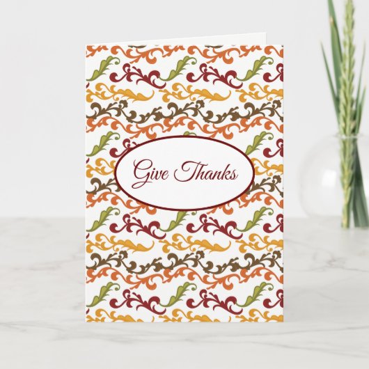 Carte Thanksgiving (Devant)