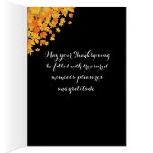 Carte Thanksgiving (Intérieur (Droit))