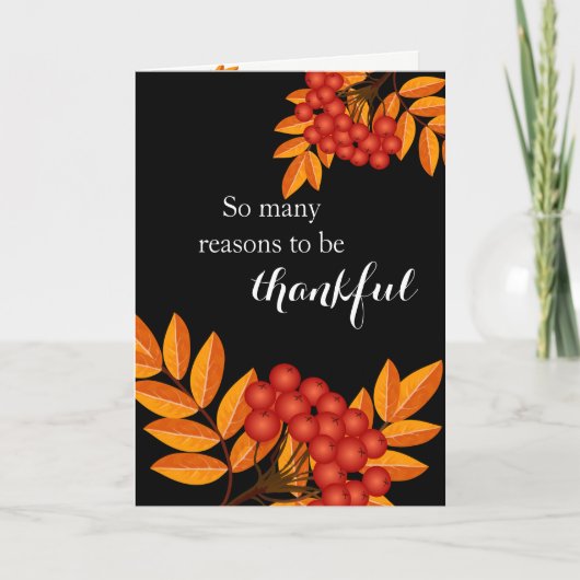 Carte Thanksgiving (Devant)