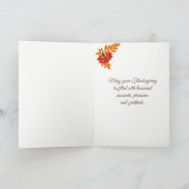Carte Thanksgiving (Intérieur)