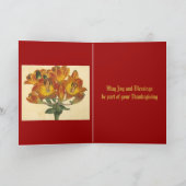 Carte Thanksgiving (Intérieur)