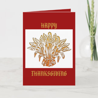 Carte Thanksgiving