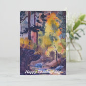 Carte Thanksgiving (Debout devant)