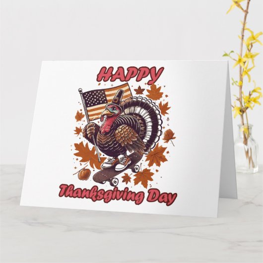 Carte Thanksgiving 2023 (Fleur jaune)
