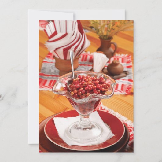 Carte Thanksgiving 5x7 (Devant)