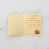 Carte Thanksgiving Autumnal Plenty (Intérieur)