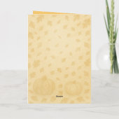 Carte Thanksgiving Blessings Card – Cozy Fall Watercolor (Dos)