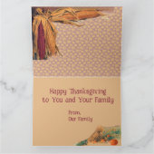 Carte Thanksgiving Corn Ears (Intérieur)