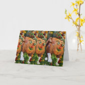 Carte Thanksgiving Day citation de remerciement et de do (Fleur jaune)