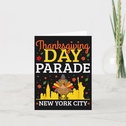 Carte Thanksgiving Day Parade New York (Devant)