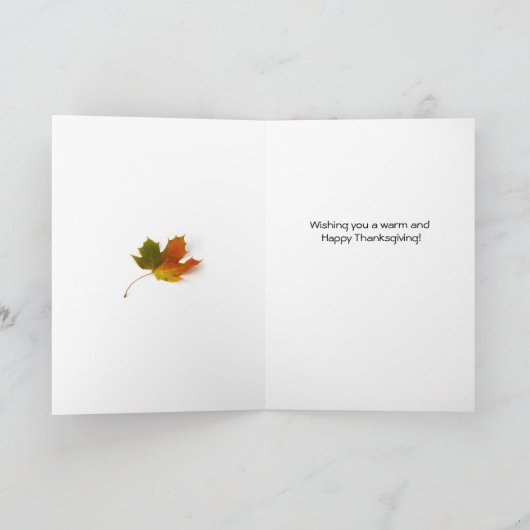 Carte Thanksgiving Fall Colours Central Park NY Bi (Intérieur)