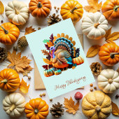 Carte Thanksgiving honor turkey Invitacion