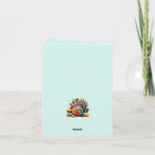 Carte Thanksgiving honor turkey Invitacion (Dos)