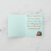 Carte Thanksgiving honor turkey Invitacion (Intérieur)