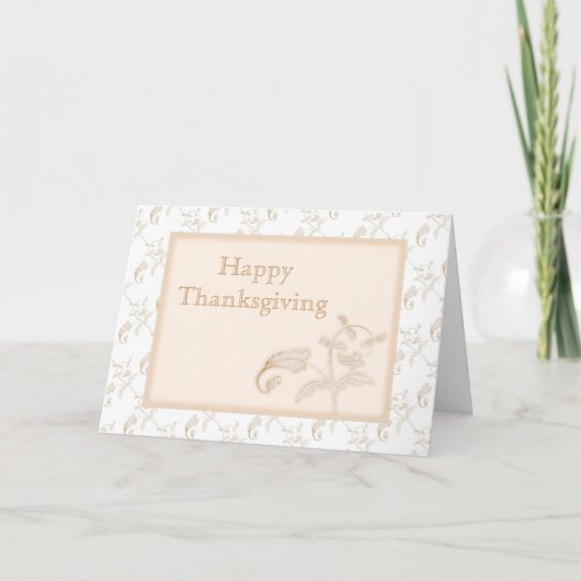 Carte Thanksgiving-Leaf (Devant)