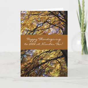Carte Thanksgiving personnalisable - Autumn Foliin
