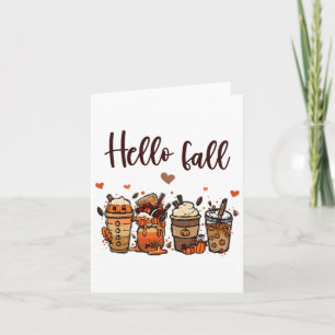 Carte Thanksgiving Psl Automne Bonjour Automne Et Citrou