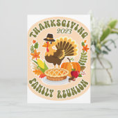 Carte Thanksgiving Réunion familiale 2023 (Debout devant)