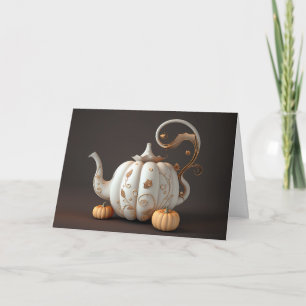 Carte Thanksgiving Teapot