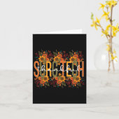 Carte Thanksgiving, Technologue en chirurgie (Fleur jaune)