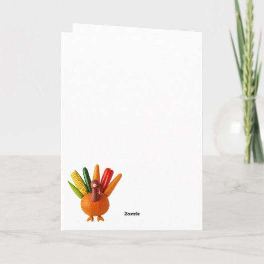 Carte Thanksgiving Turkey Basting (Dos)