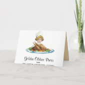 Carte Thanksgiving vintage (Dos)