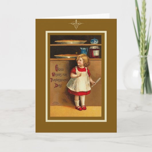 Carte Thanksgiving vintage (Devant)