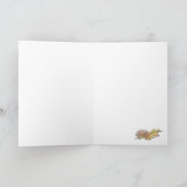 Carte Thanksgiving vintage avec carte Poem Grey Ca (Intérieur)