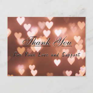 carte thankyou pour support