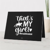 Carte Thats Ma Fille Cheval Fière Montrer Maman Moth Equ (Dos)