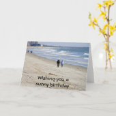 CARTE THE 2 OF US WISH U SUNNY BIRTHDAY (Fleur jaune)