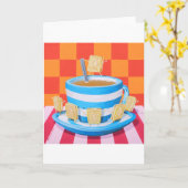 Carte Thé à la crème sous douane (Fleur jaune)