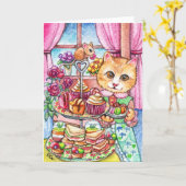 Carte Thé à la haute couture (Fleur jaune)