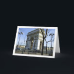 Carte The Arc De Triomphe, Paris, France<br><div class="desc">The Arc De Triomphe,  Paris,  France Greeting Card. You can easily customize this product for free if you would like to add wording or change the color of the background.</div>