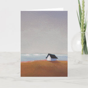 Carte The Beach House - jolie PERSONNALISER d'art balnéa