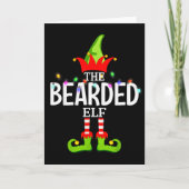 Carte The Bearded Elf Christmas Matching Pajamas (Devant)