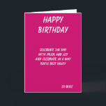 Carte The best in everything ex-wife birthday cards<br><div class="desc">birthday greeting cards with dedication to a special ex-wife - the best in everything</div>