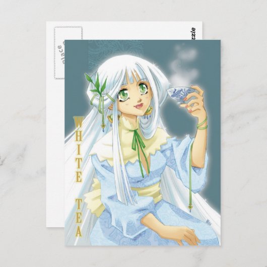 carte thé blanc (Devant / Derrière)