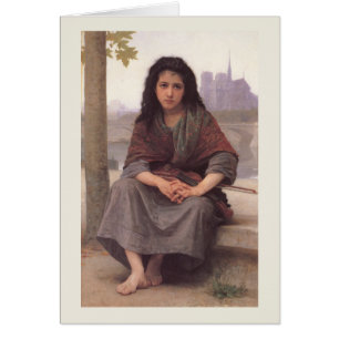 Carte "The Bohemian" William-Adolphe Bouguereau