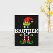 Carte The Brother Elf Christmas Family Matching Pajama (Fleur jaune)