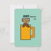 Carte Thé Chien après-midi (Devant)