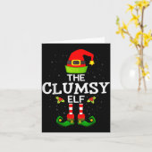 Carte The Clumsy Elf Christmas Family Matching Pajama (Fleur jaune)